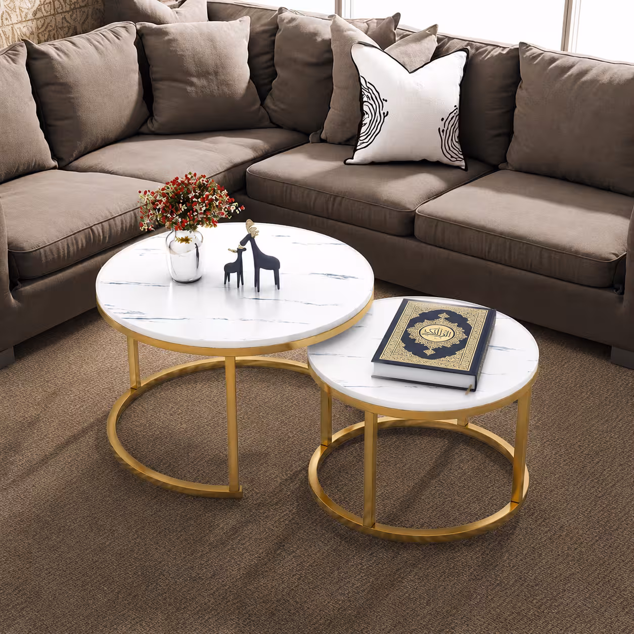 Table basse ronde Luna